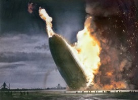 Dirigível Hindenburg – 6 de Maio, 1937
