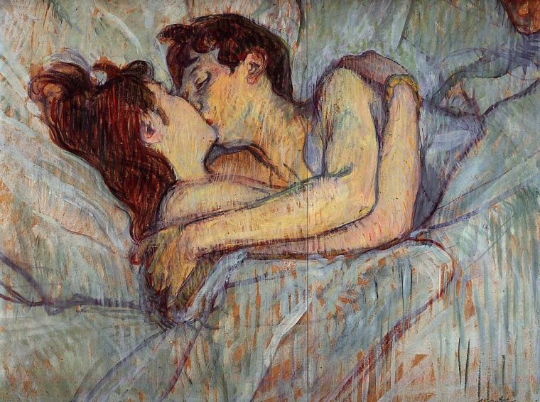 O Beijo - Henri de Toulouse-Lautrec